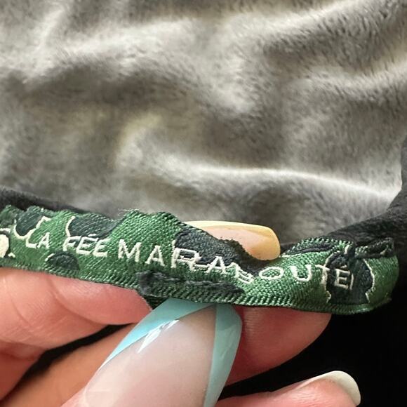 LA FEE MARABOUTEE Dress 1 US XS Black Long Sleeve Mini Sequins Holiday Glam - Picture 10 of 15